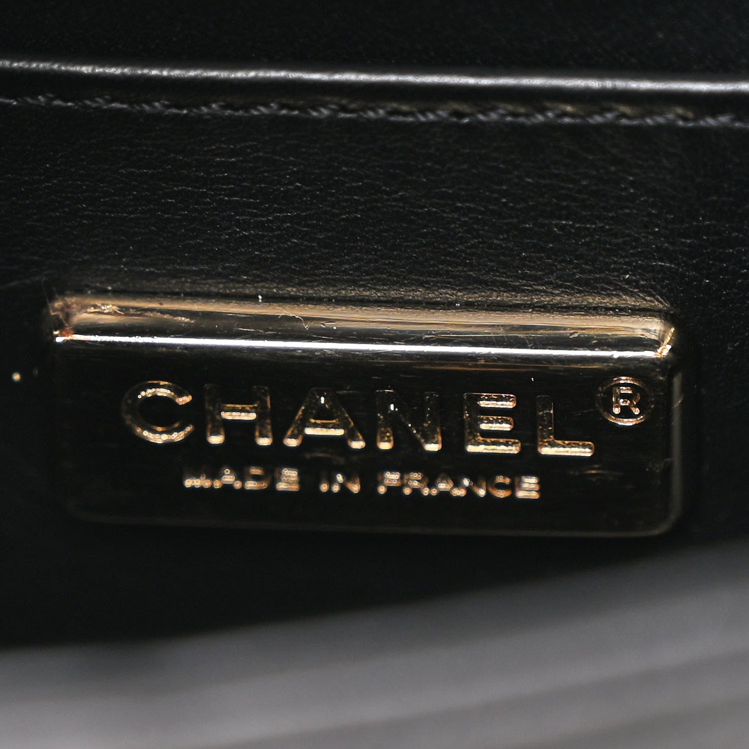 Chanel Shiny Alligator Mini Rectangular Flap Black 6 of 10