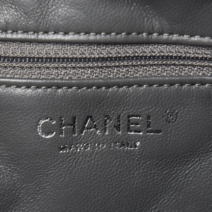 Chanel Aged Calfskin Quilted Large Reissue Camera Case Grey 6 of 8