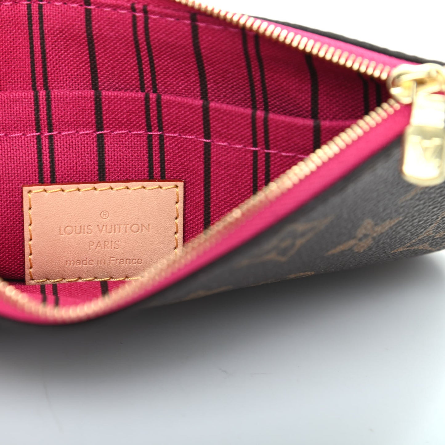 Monogram Neverfull PM Pochette Pivoine