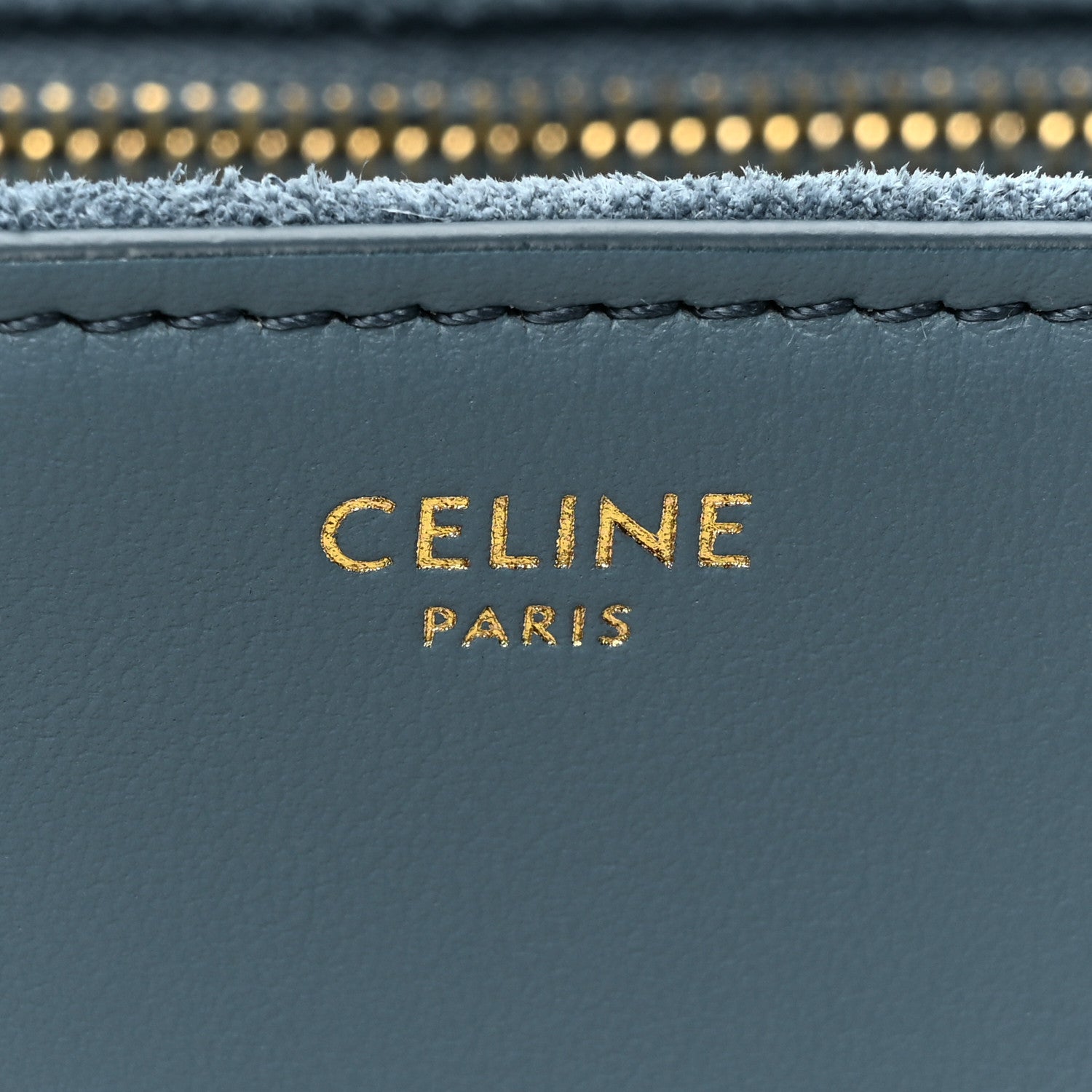 Celine Smooth Calfskin Teen Soft 16 Shoulder Bag Blue Grey 8 of 9