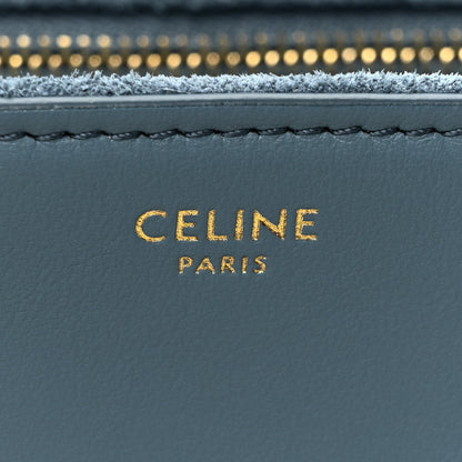 Celine Smooth Calfskin Teen Soft 16 Shoulder Bag Blue Grey 8 of 9
