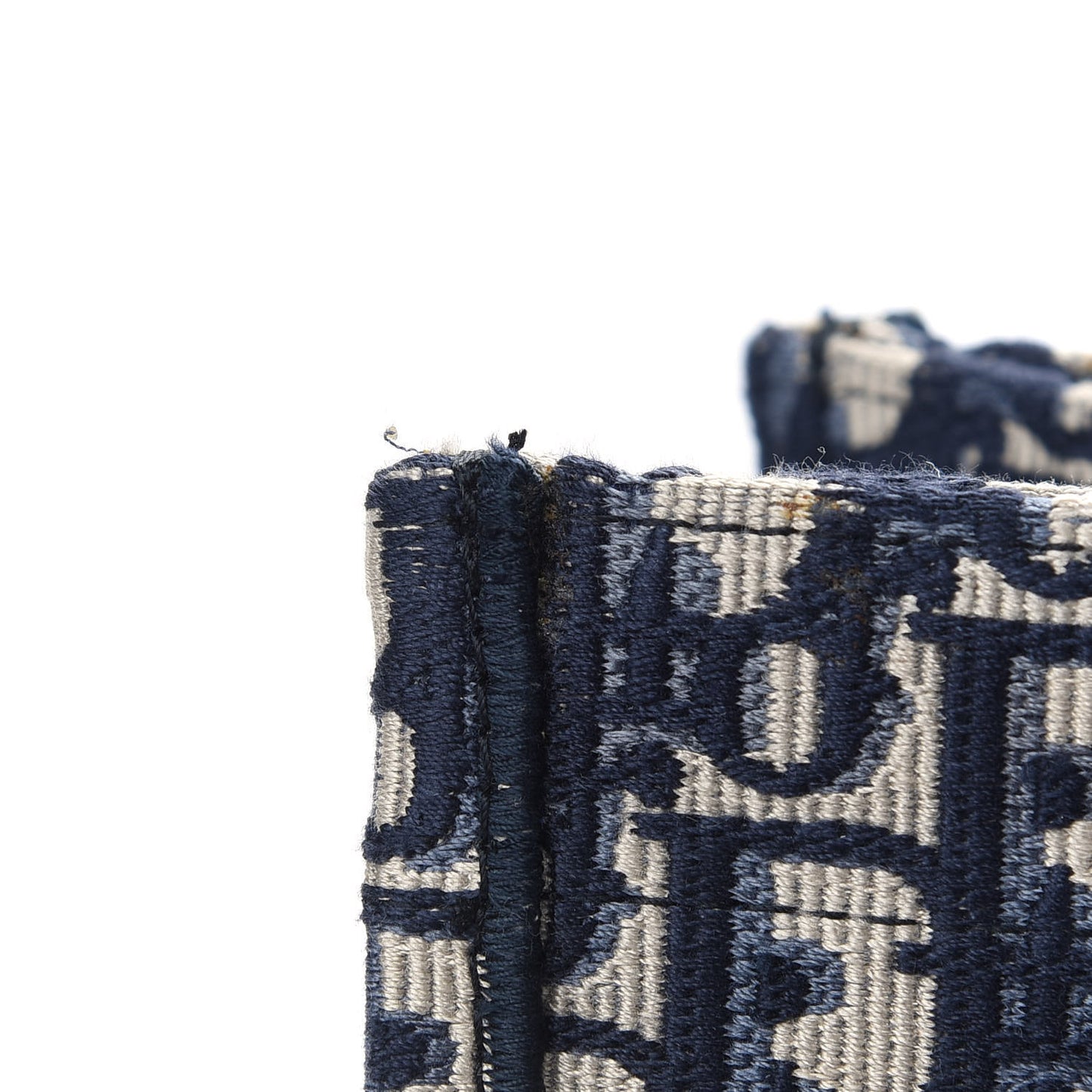 Oblique Medium Book Tote Blue Multicolor