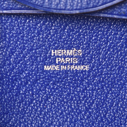 Hermes Chevre Mysore Bastia Coin Purse Bleu Electrique 6 of 8