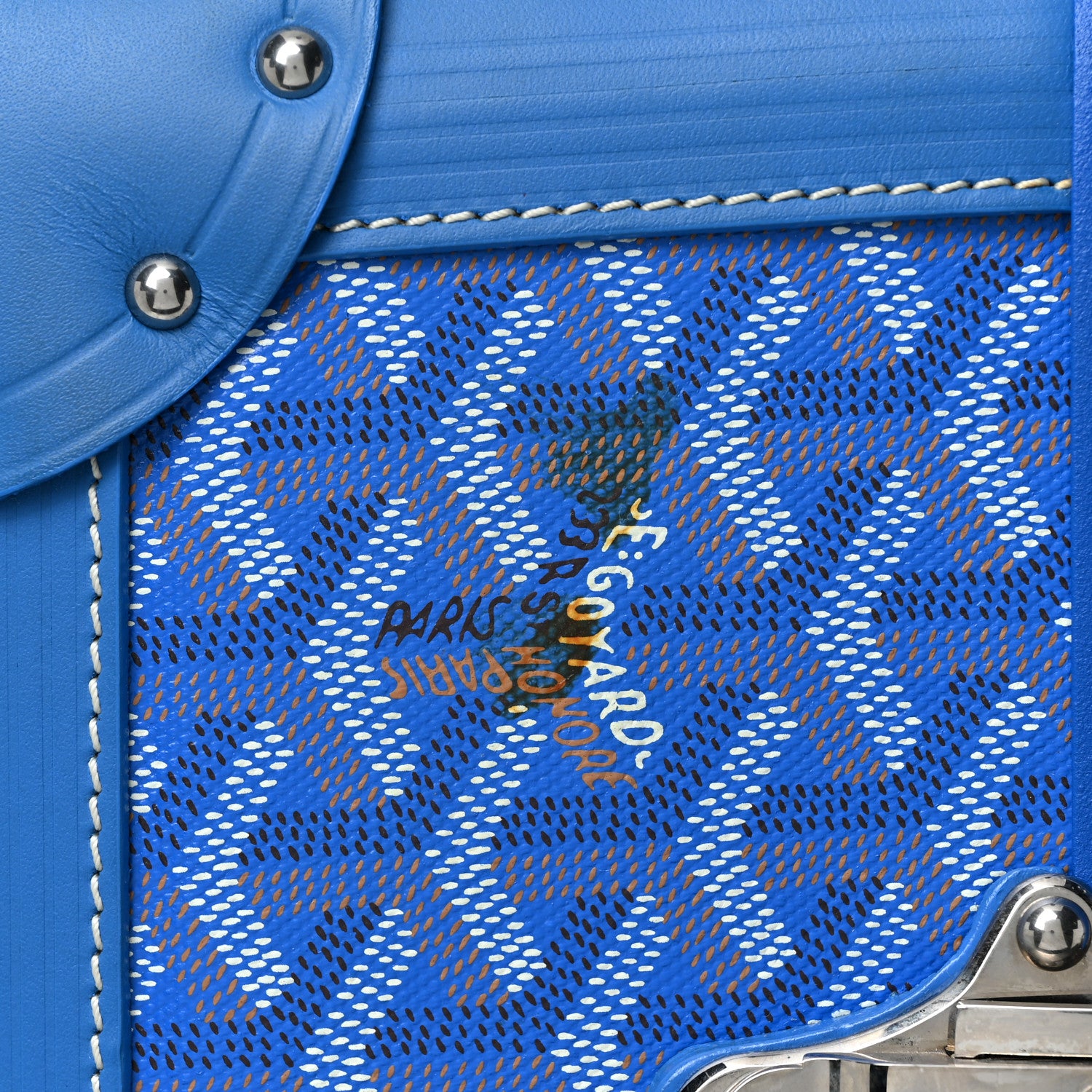 Goyard Goyardine Bourget PM Sky Blue 20 of 31