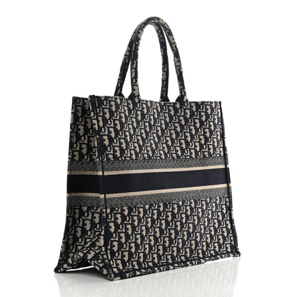 Christian Dior Oblique Large Book Tote Blue Multicolor 3 of 10