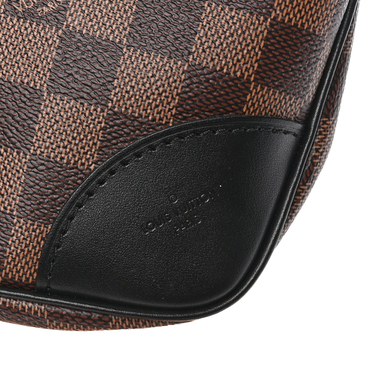 Louis Vuitton Damier Ebene Odeon MM Black 6 of 10