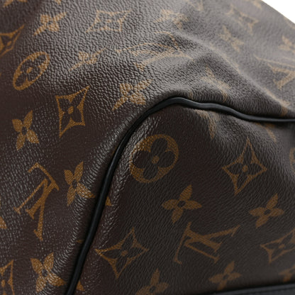 Louis Vuitton Monogram Macassar Keepall Bandouliere 45 10 of 11