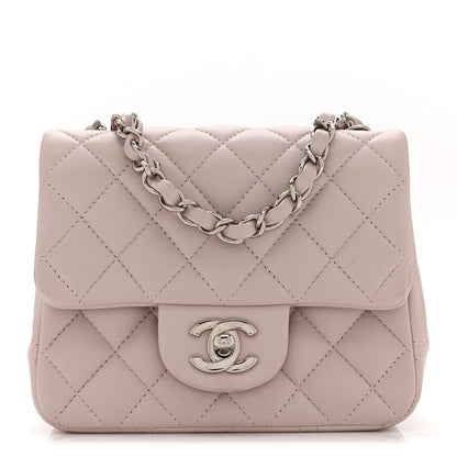 Chanel Lambskin Quilted Mini Square Flap Light Pink 1 of 11