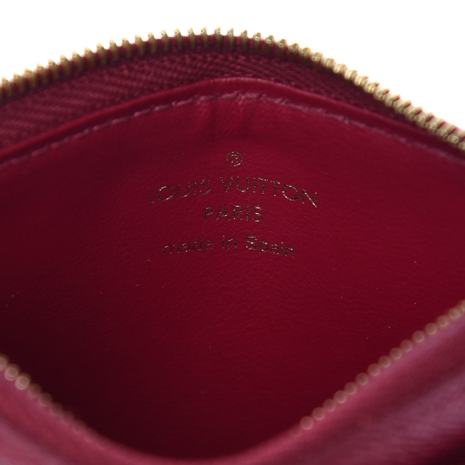 Louis Vuitton Monogram Zipped Card Holder Fuchsia 6 of 9
