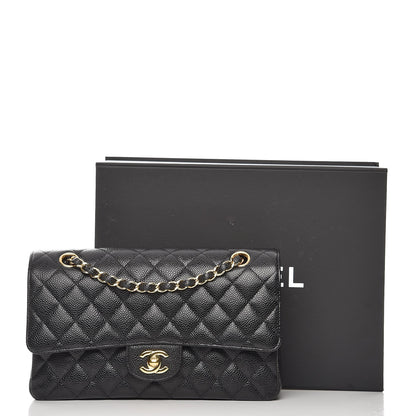 Chanel Caviar Quilted Medium Double Flap Black 9 of 9