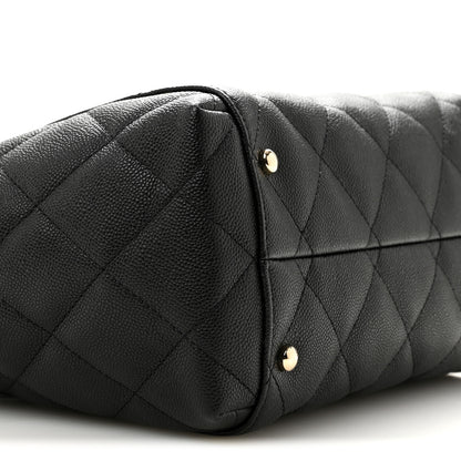 Chanel Caviar Quilted Small Shopping Tote Black 10 of 11