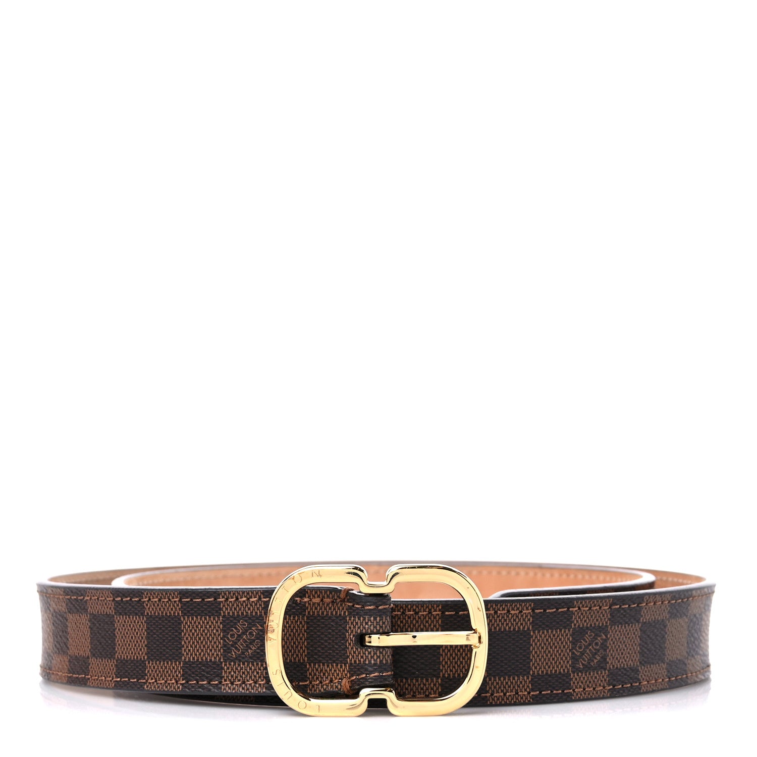 Louis Vuitton Damier Ebene Mini 25mm Belt 80 32 1 of 8