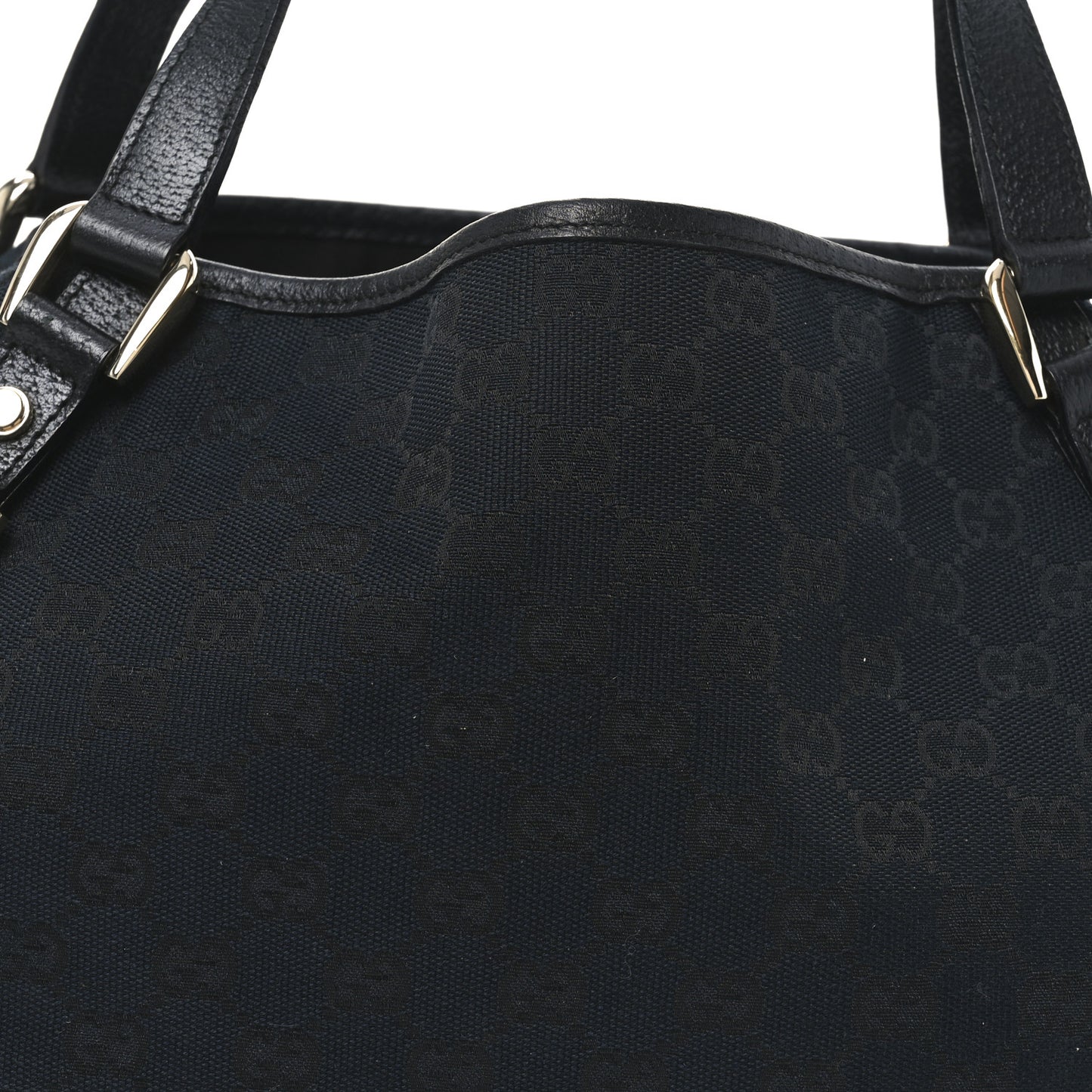 Monogram Medium Abbey Shoulder Bag Black
