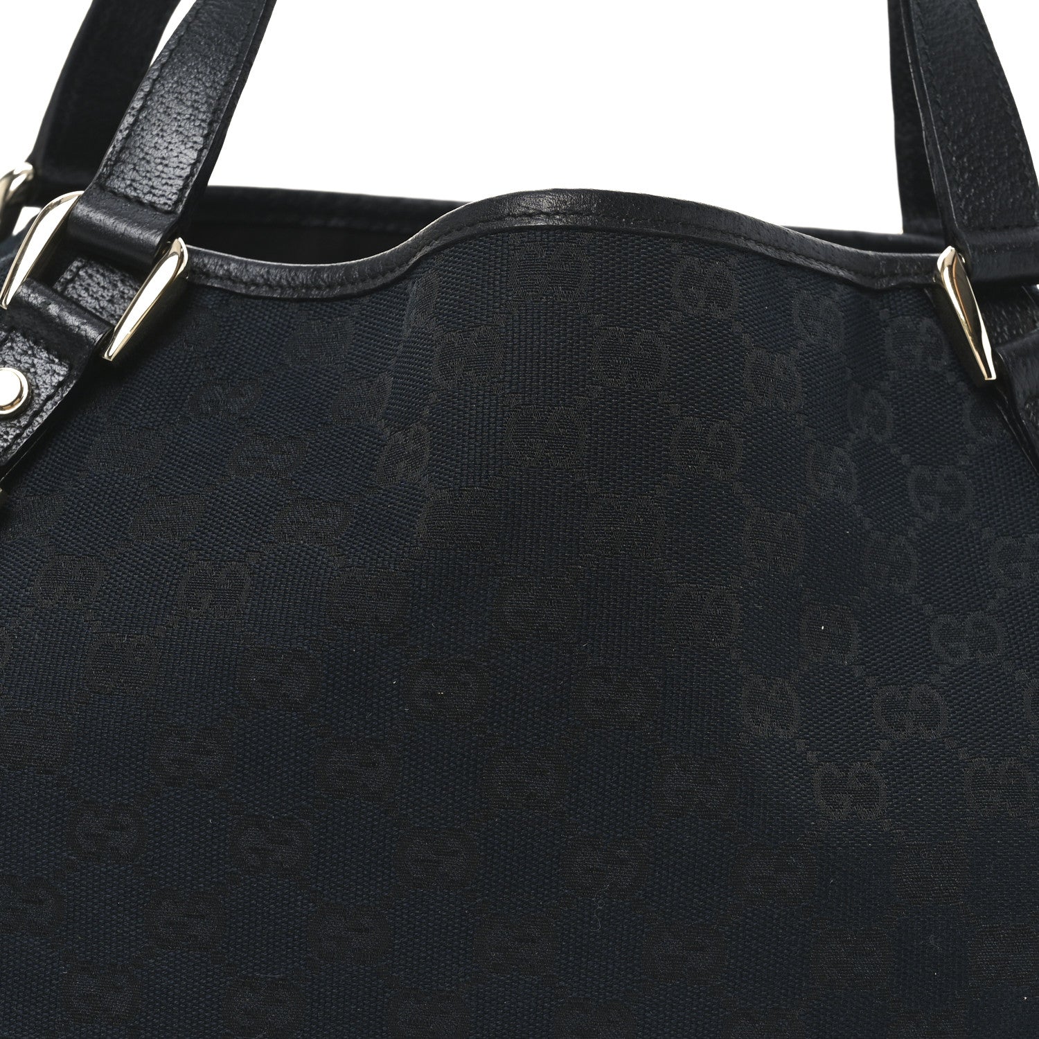 Gucci Monogram Medium Abbey Shoulder Bag Black 8 of 10