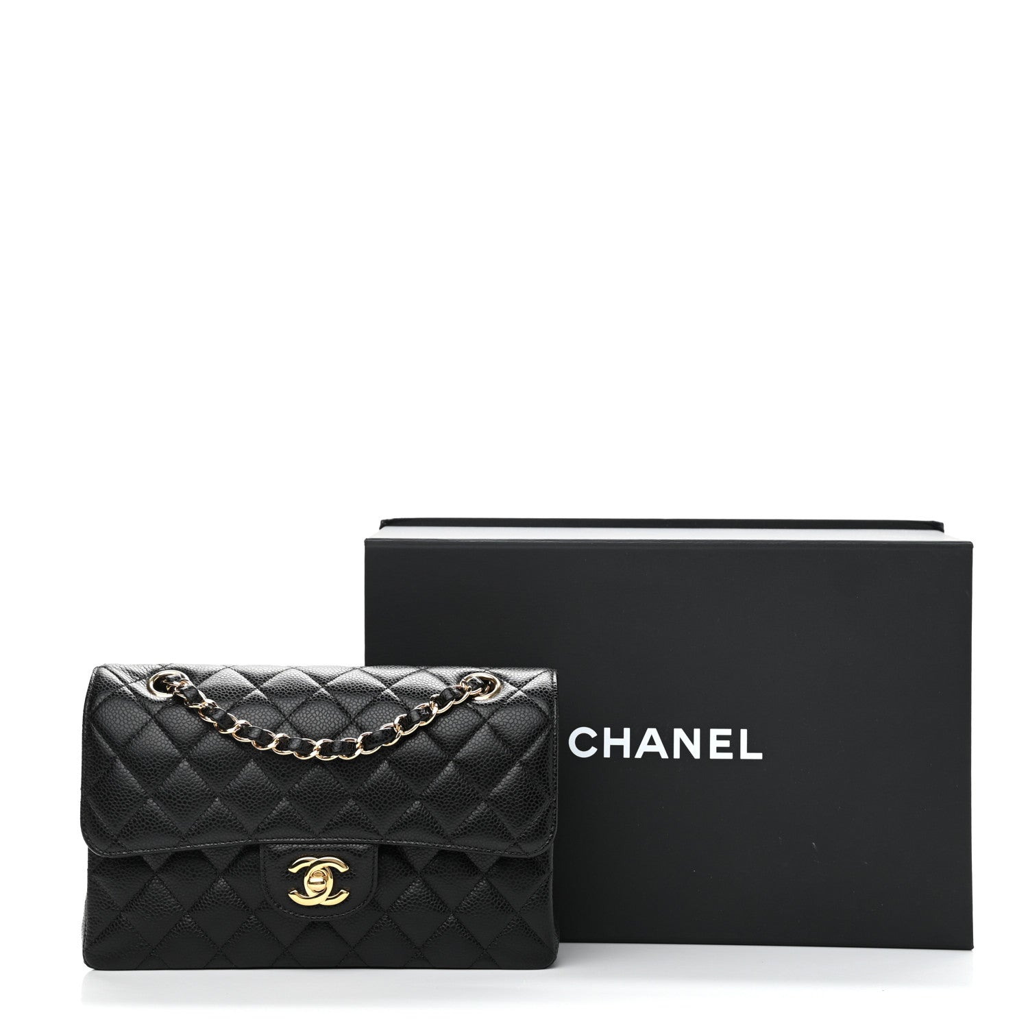 Chanel Caviar Quilted Small Double Flap Black 12 of 12