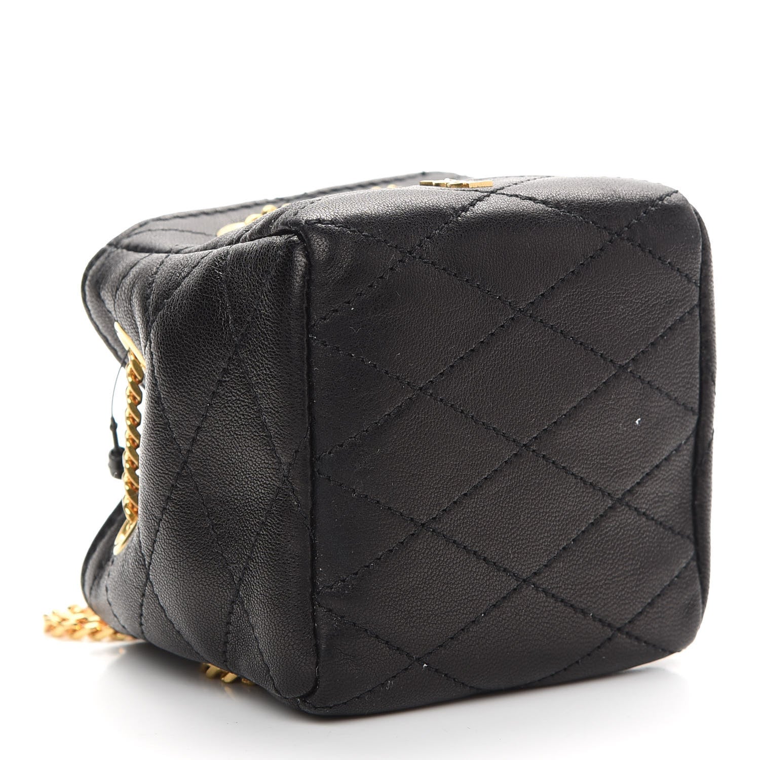 Saint Laurent Lambskin Quilted Baby Bucket Bag Black 4 of 8