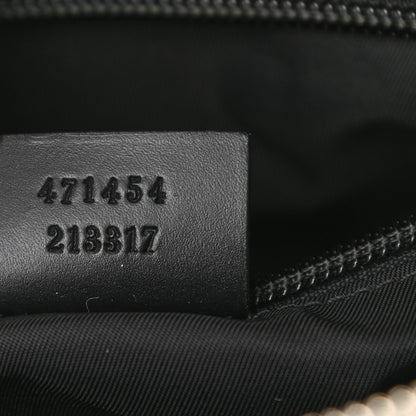 Gucci GG Supreme Monogram Web Messenger Bag Black 7 of 8