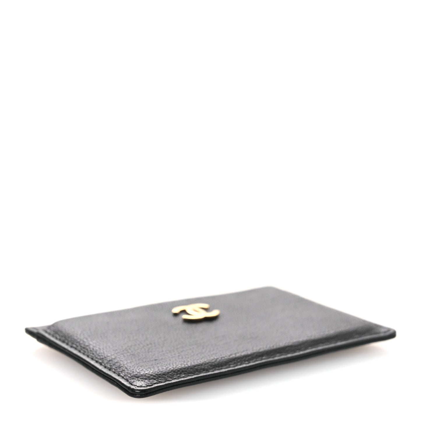 Goatskin CC Card Holder Black