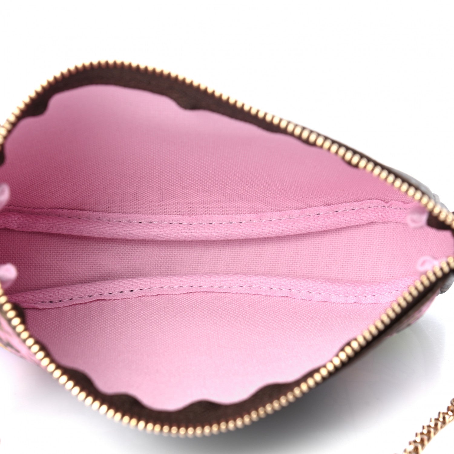 Louis Vuitton Monogram 2021 Christmas Animation Japanese Garden Mini Pochette Accessories Wisteria Pink 5 of 7