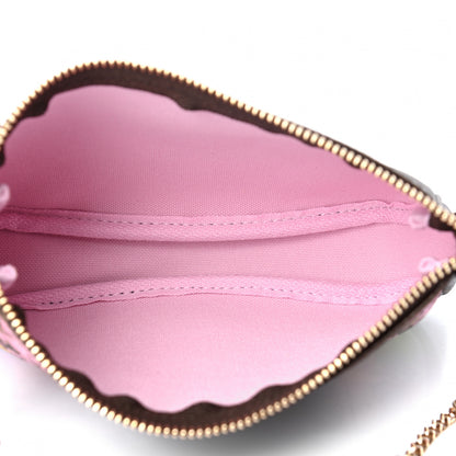 Louis Vuitton Monogram 2021 Christmas Animation Japanese Garden Mini Pochette Accessories Wisteria Pink 5 of 7