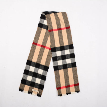 Burberry Cashmere Giant Exploded Check Scarf Camel 3 of 5