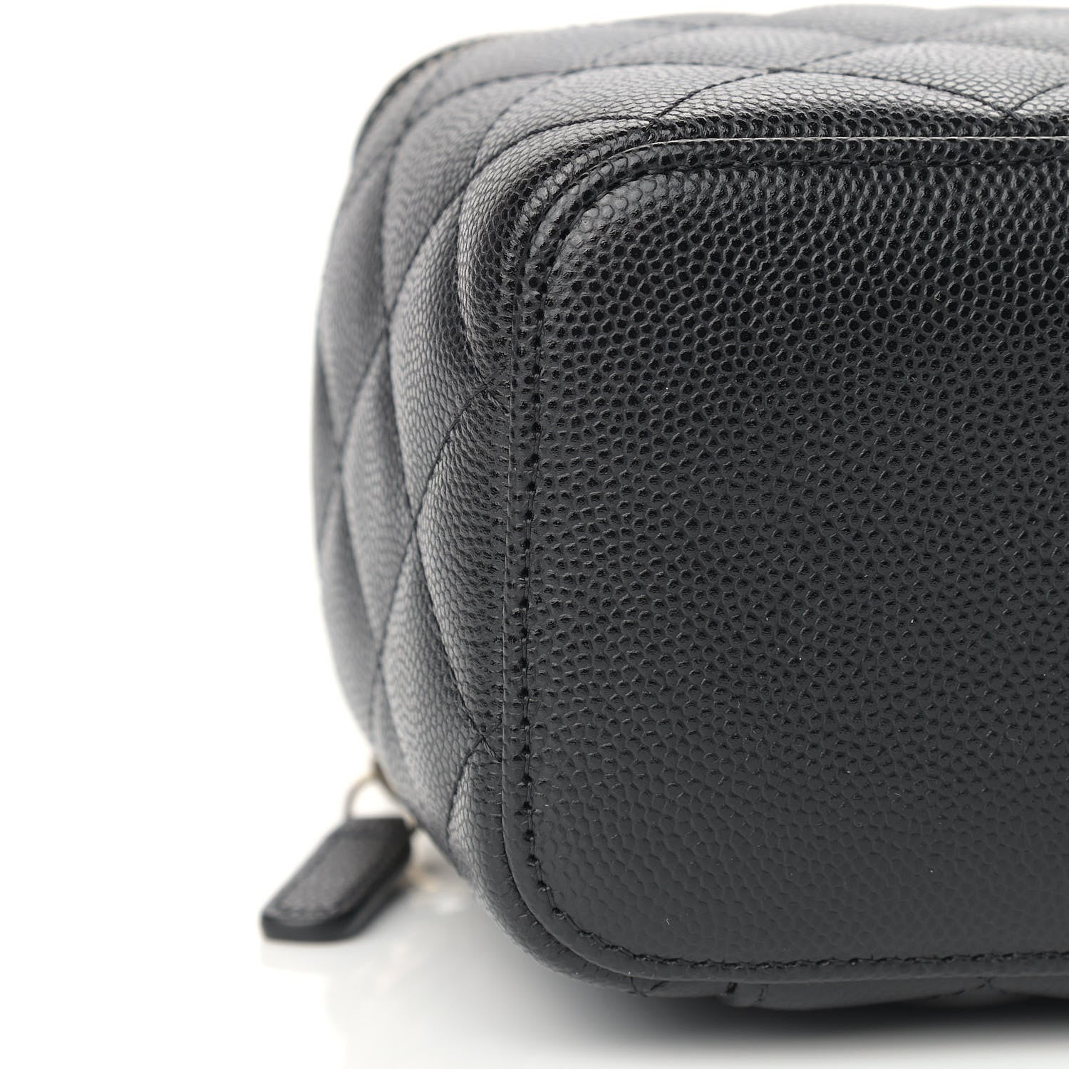 Chanel Caviar Quilted Small Vanity Case With Chain Black 8 of 9