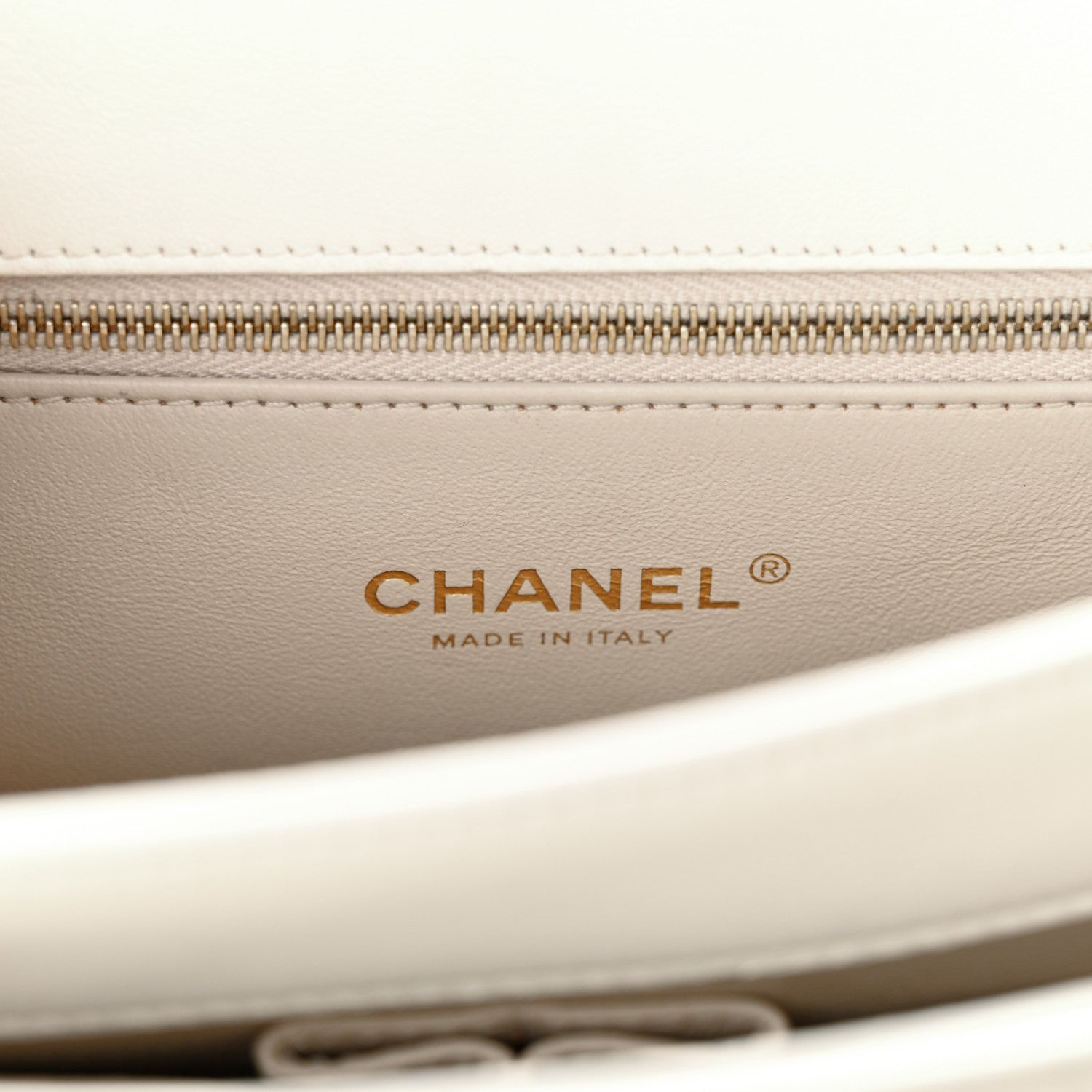 Chanel Lambskin Quilted Coco Luxe Top Handle Flap White 6 of 15