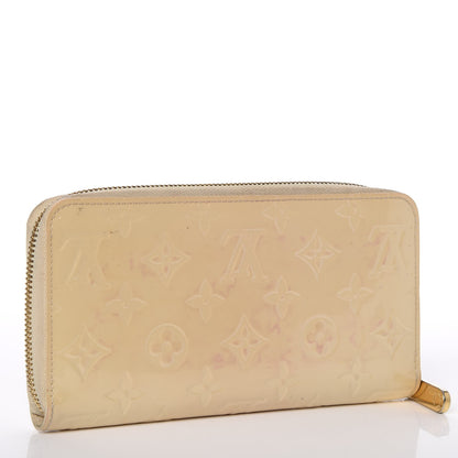 Louis Vuitton Vernis Zippy Wallet Blanc Corail 3 of 16