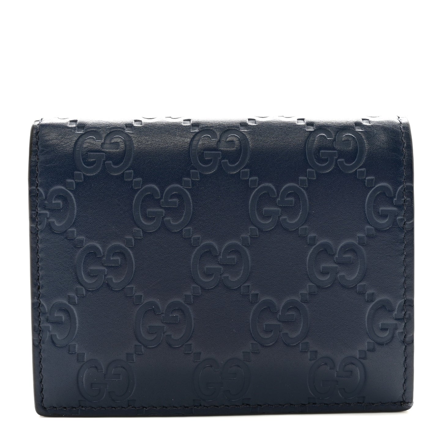 Guccissima Card Case Wallet Blue