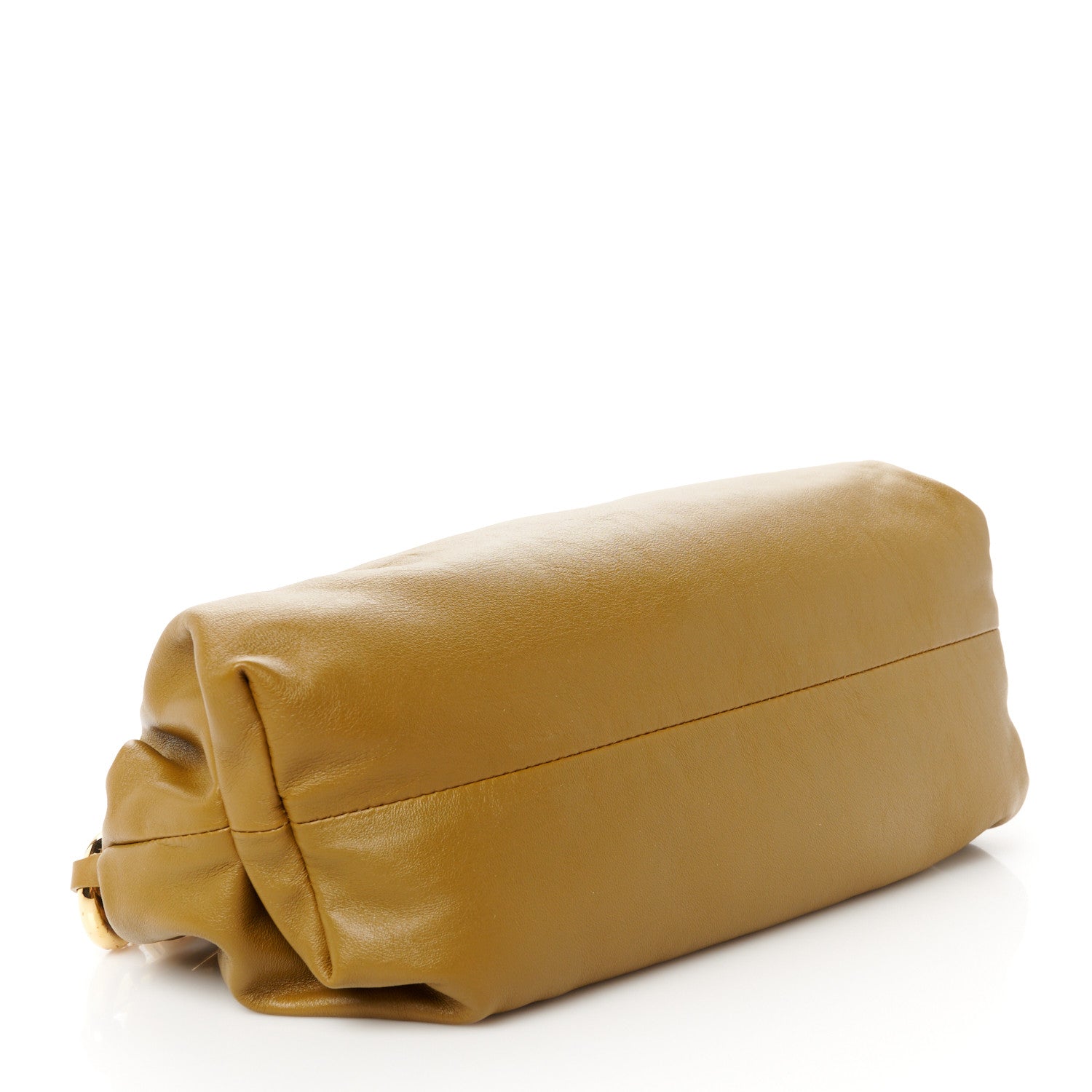 Bottega Veneta Calfskin The Pouch Chain Moutarde 4 of 10