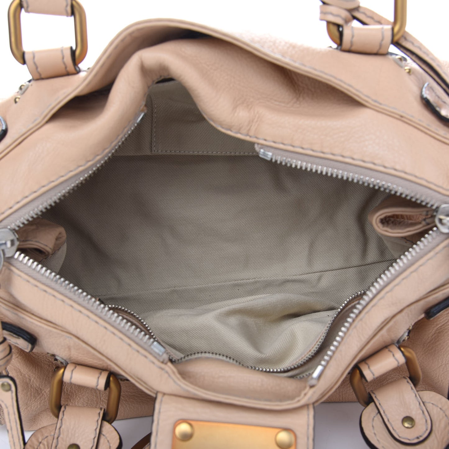 Calfskin Medium Paddington Satchel Pink