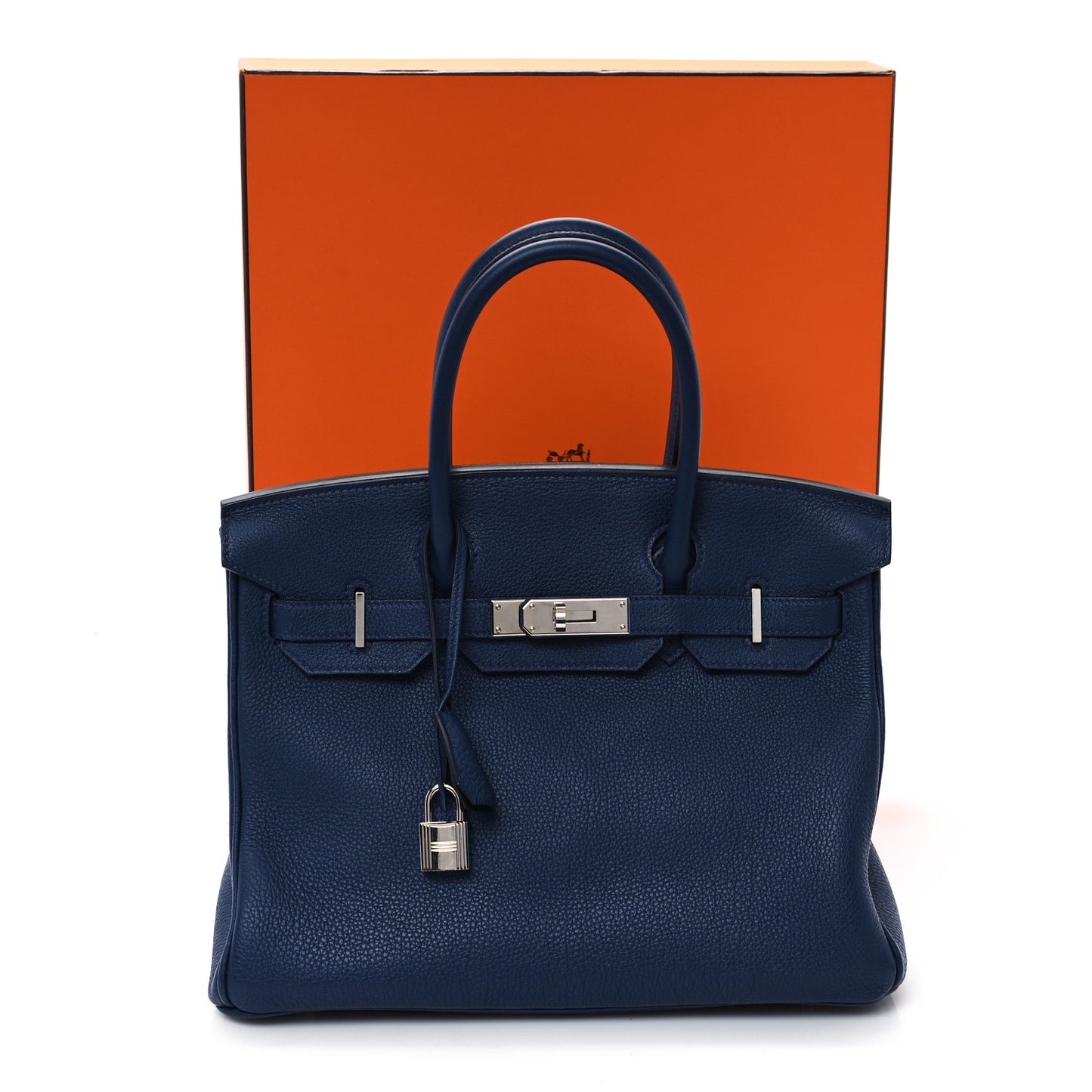 Togo Birkin 30 Bleu Saphir