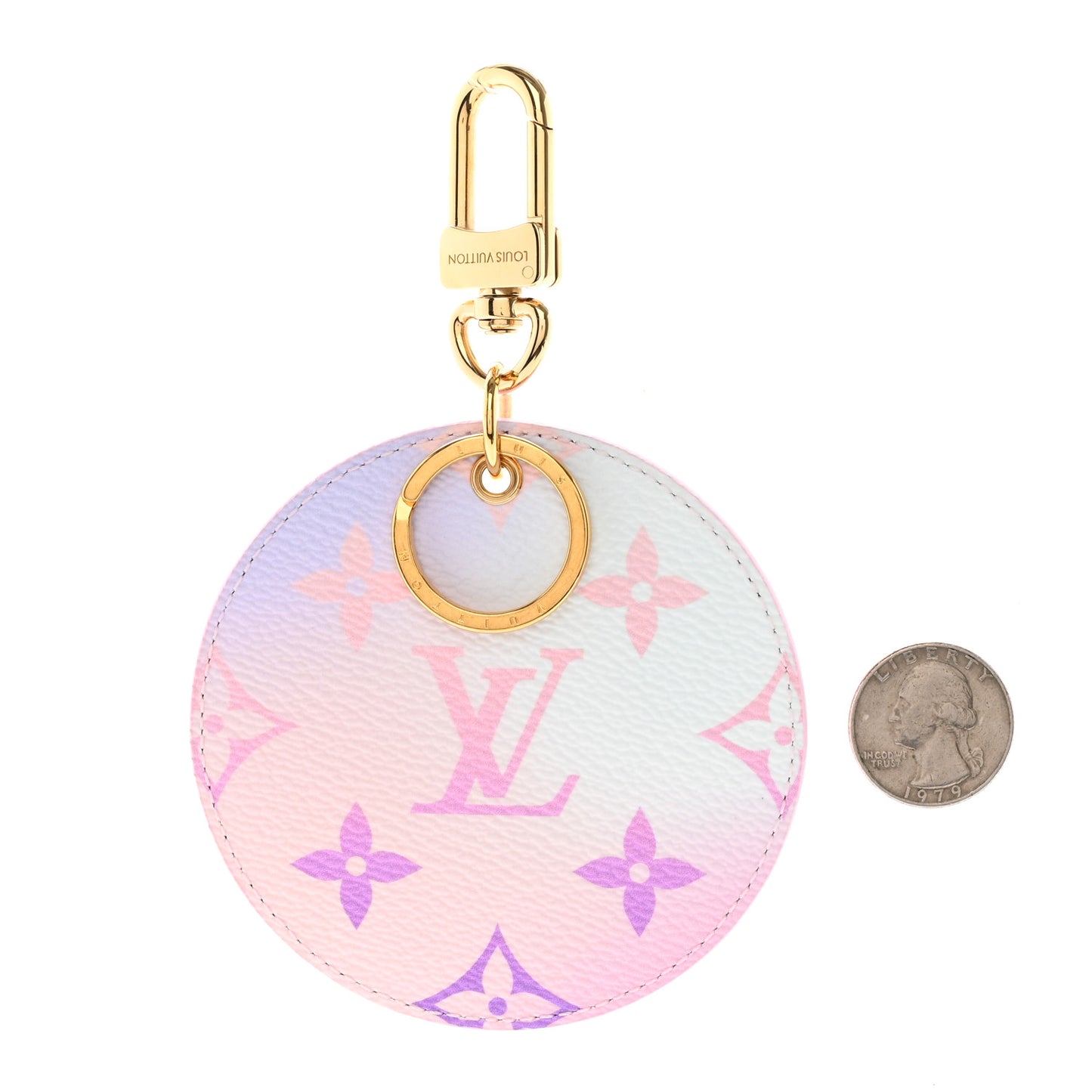 Monogram Giant Spring In The City Bag Charm Key Holder Sunrise Pastel