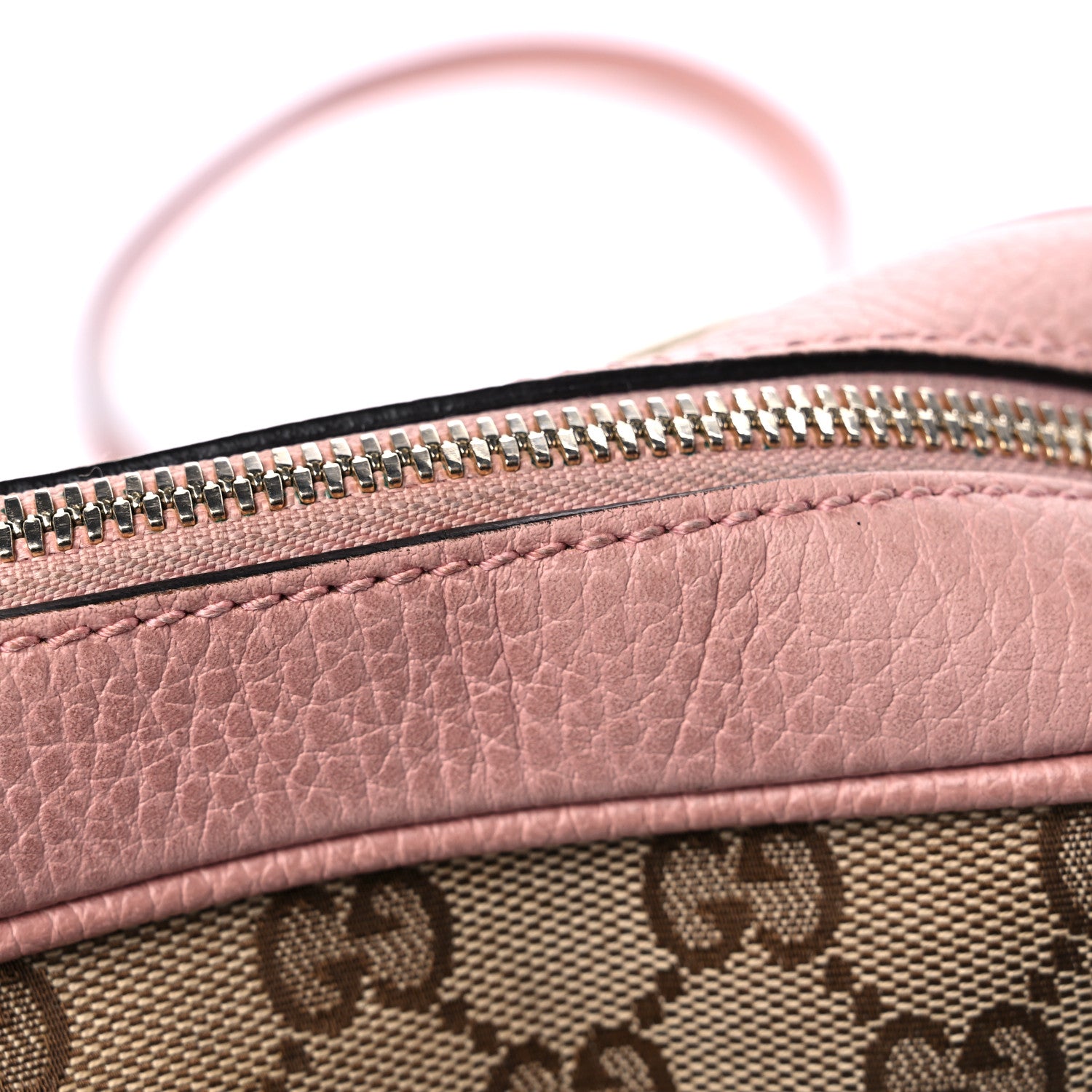Gucci Monogram Mini Bree Messenger Bag Beige Soft Pink 15 of 17