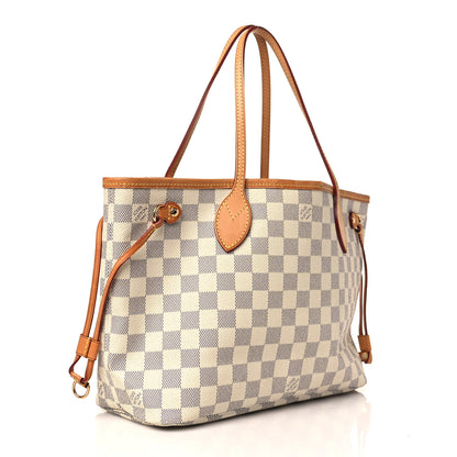 Louis Vuitton Damier Azur Neverfull PM 3 of 9