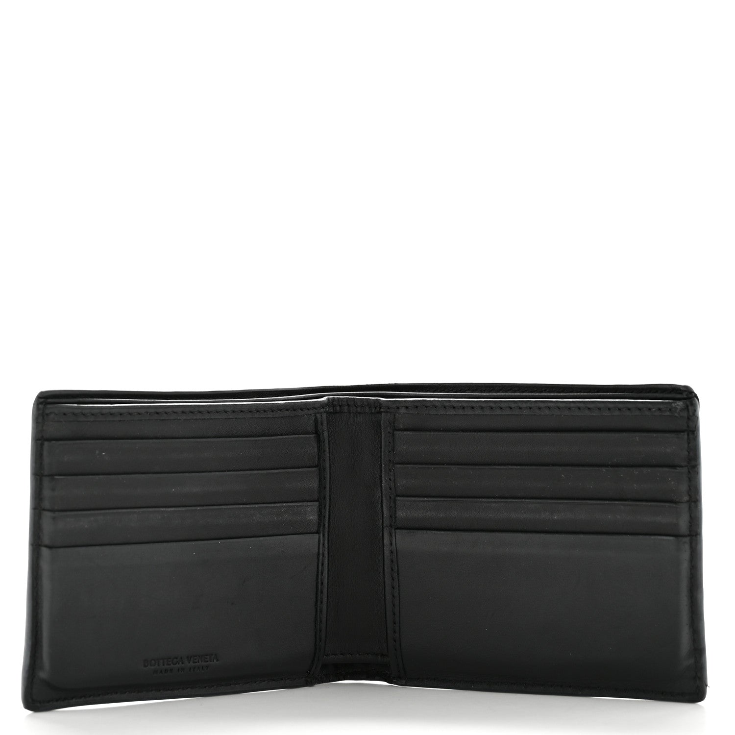 Bottega Veneta Nappa Intrecciato Bi-Fold Wallet Black 5 of 12