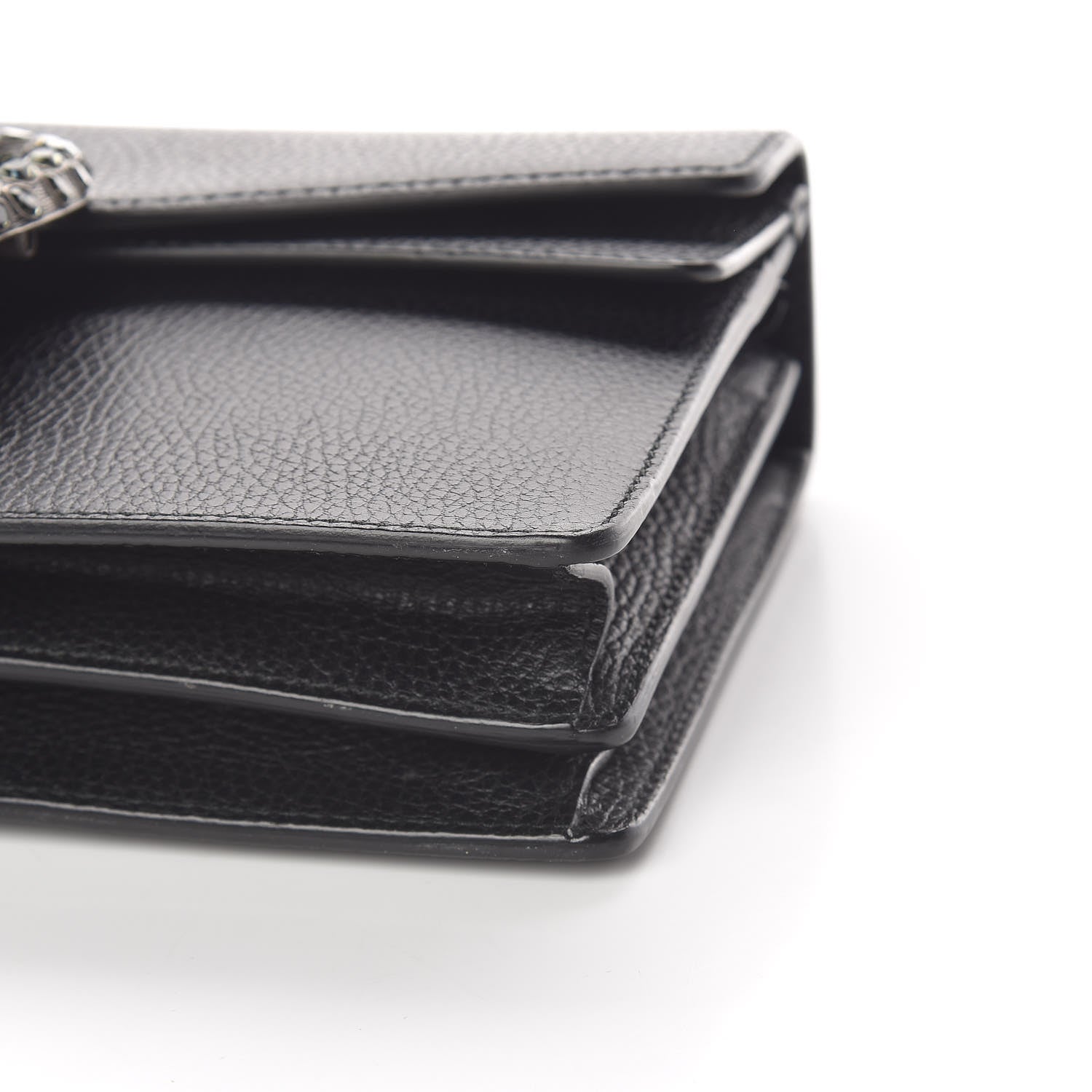 Gucci Pebbled Calfskin Small Dionysus Shoulder Bag Black 10 of 10