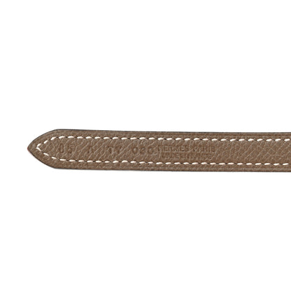 Hermes Swift Epsom 13mm Roulis Belt 85 Etoupe Black 6 of 7
