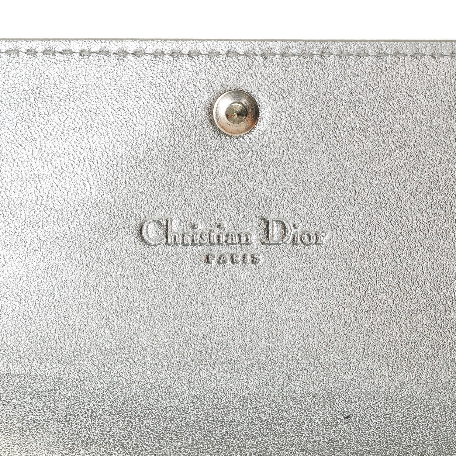 Christian Dior Patent Ultimate Wallet Argent 6 of 7