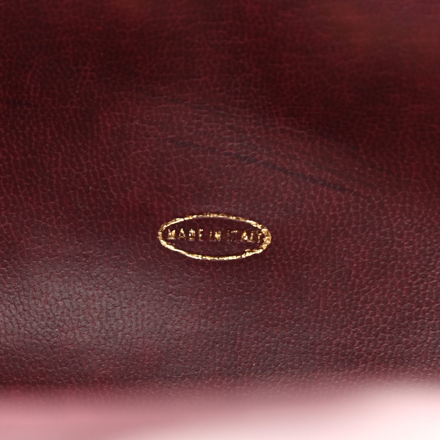 Lambskin Quilted Briefcase Laptop Bag Burgundy
