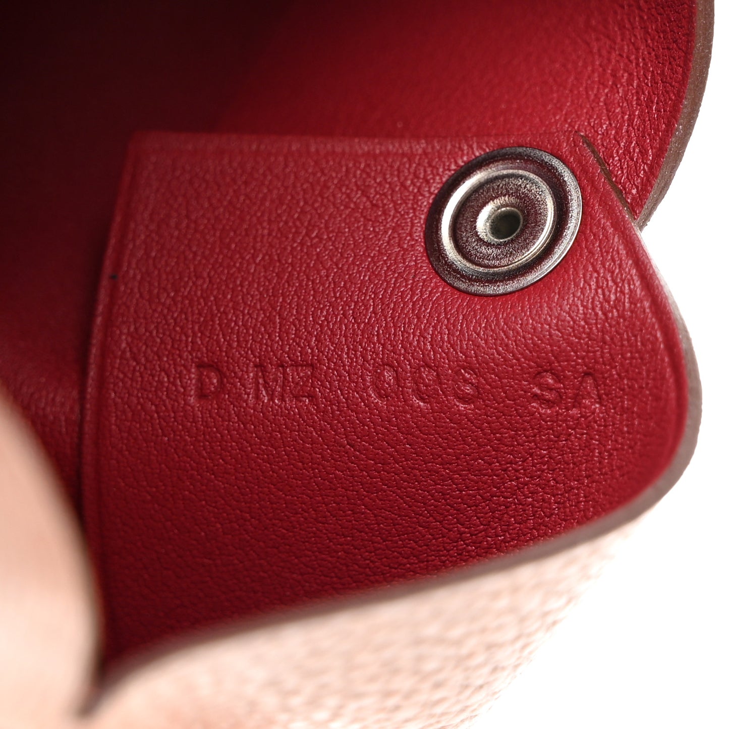 Barenia Faubourg Verso Calvi Card Case Fauve Rubis
