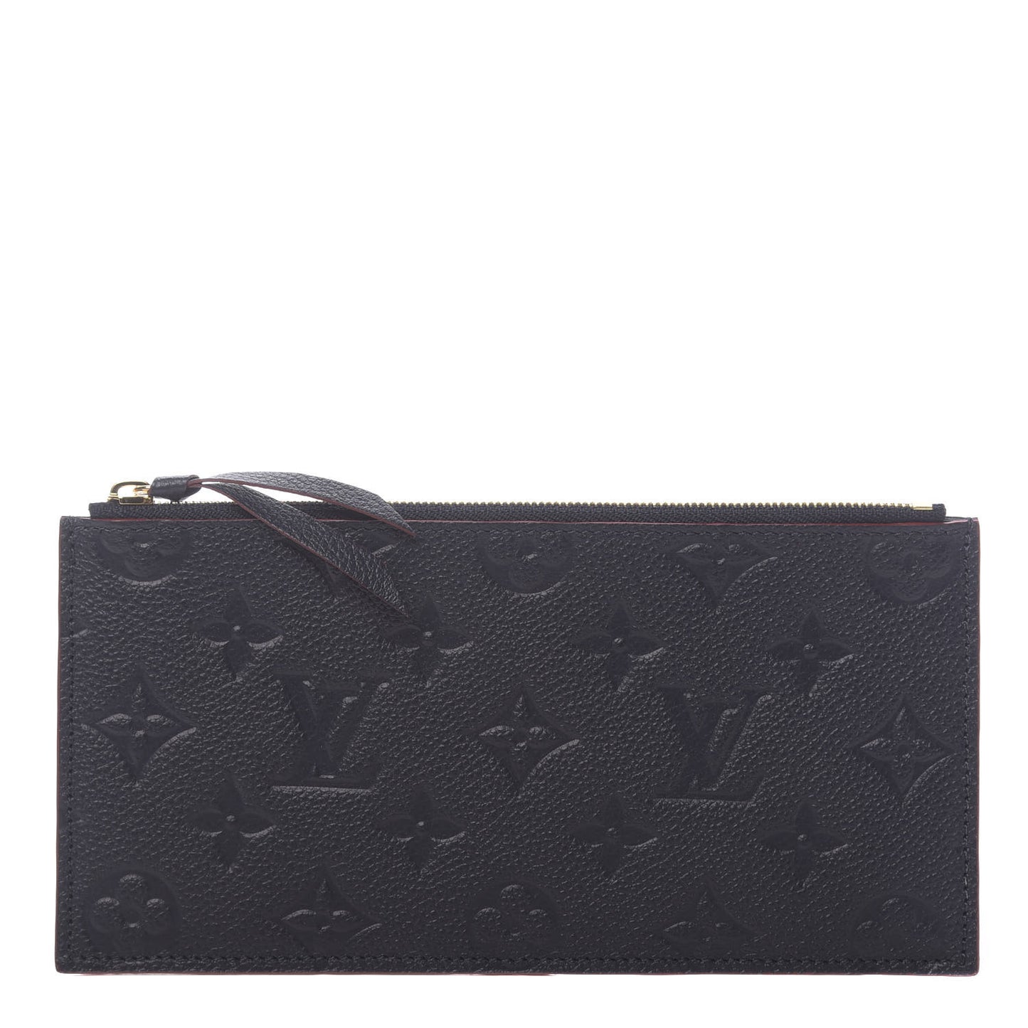 Empreinte Felicie Chain Wallet Zippered Insert Marine Rouge