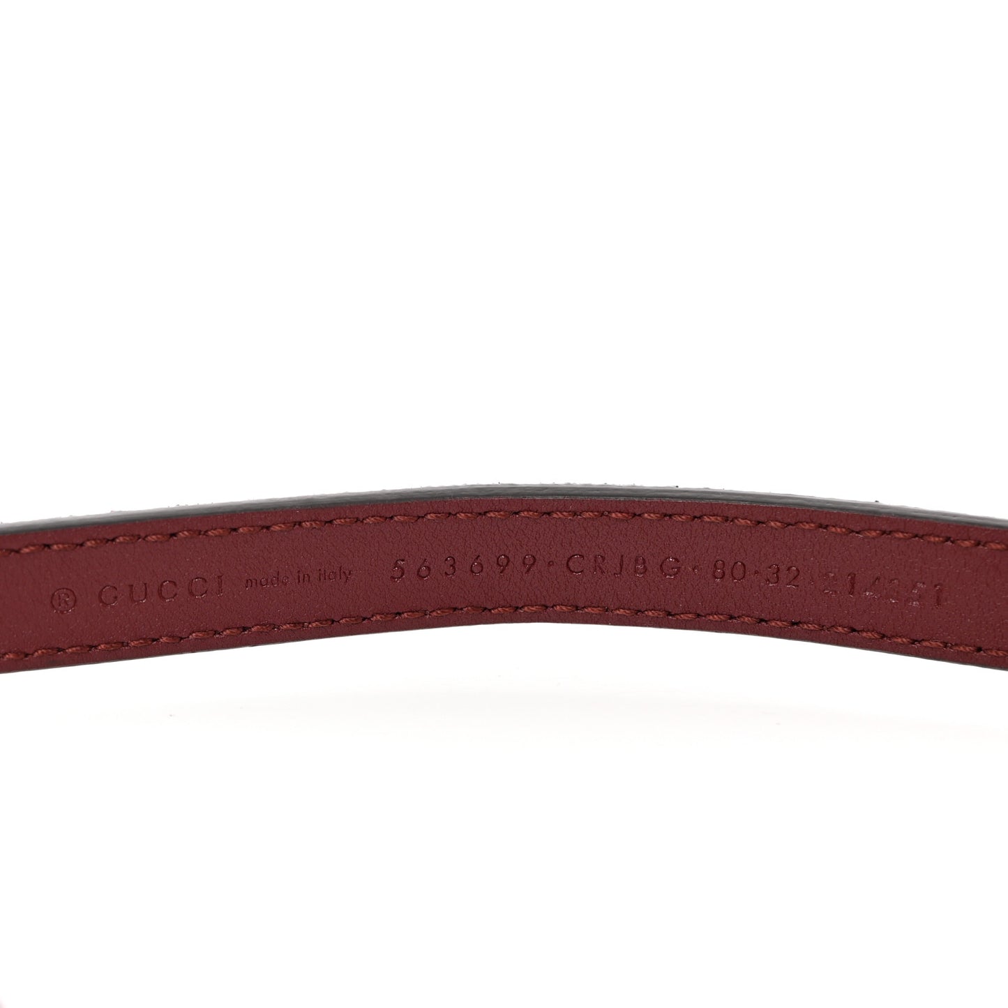 Suede Icaro Plaque Interlocking G 15mm Belt 80 32 Red