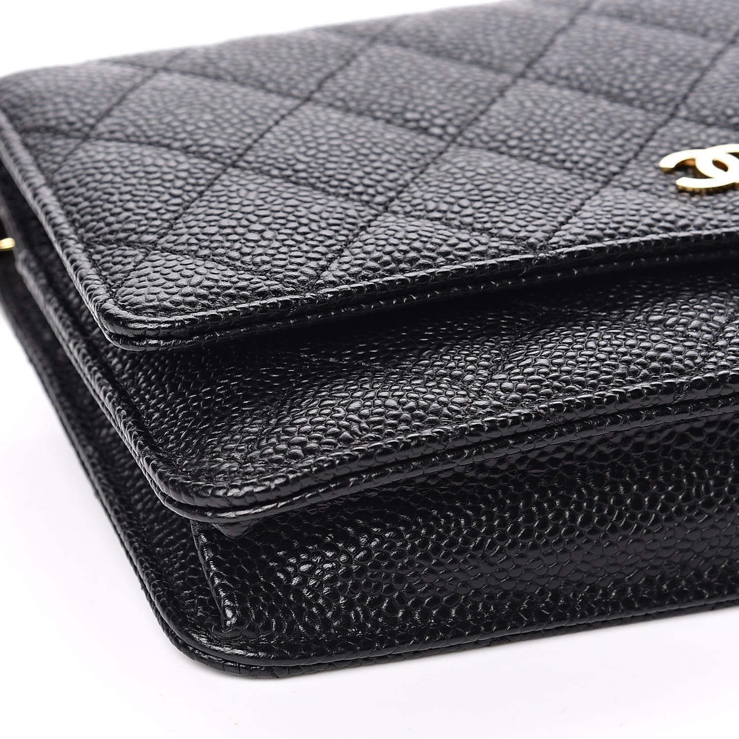 Chanel Caviar Quilted Wallet On Chain WOC Black 9 of 11