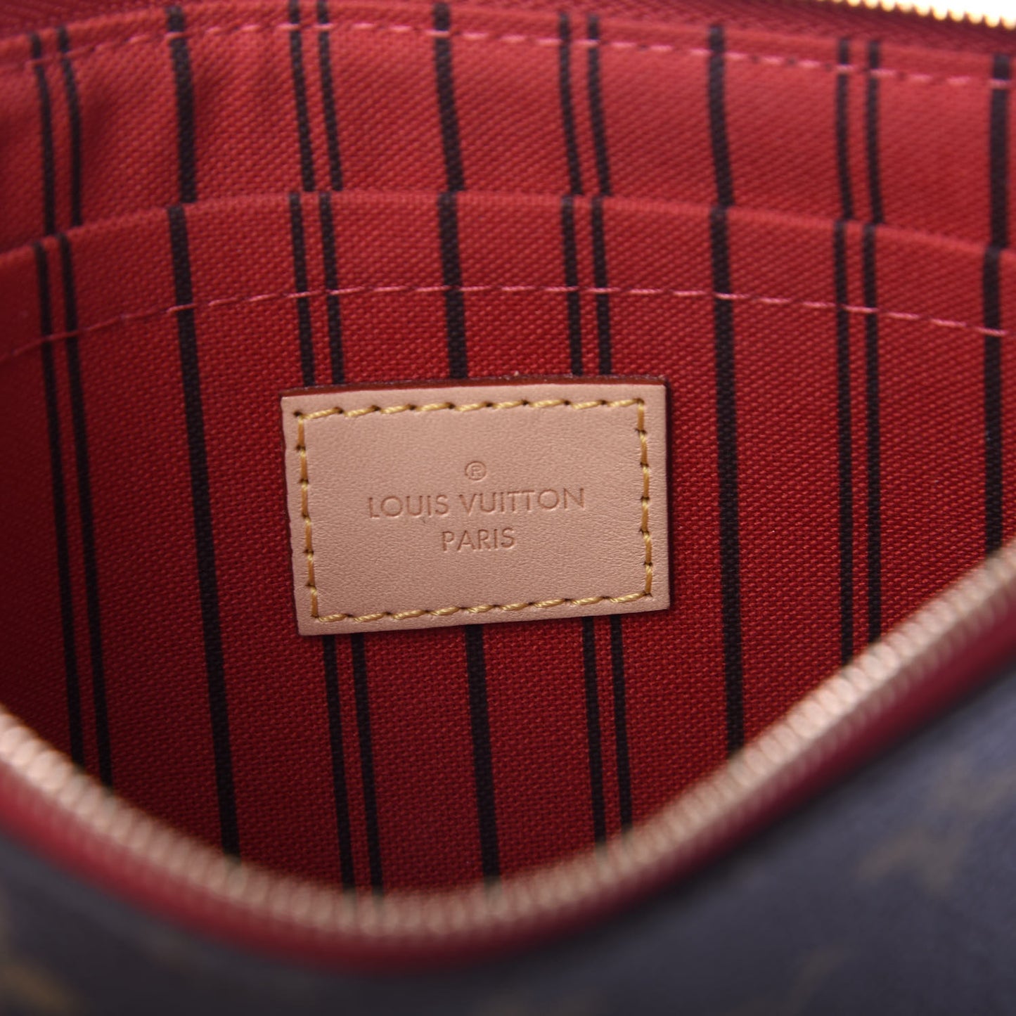 Monogram Neverfull MM GM Pochette Cherry