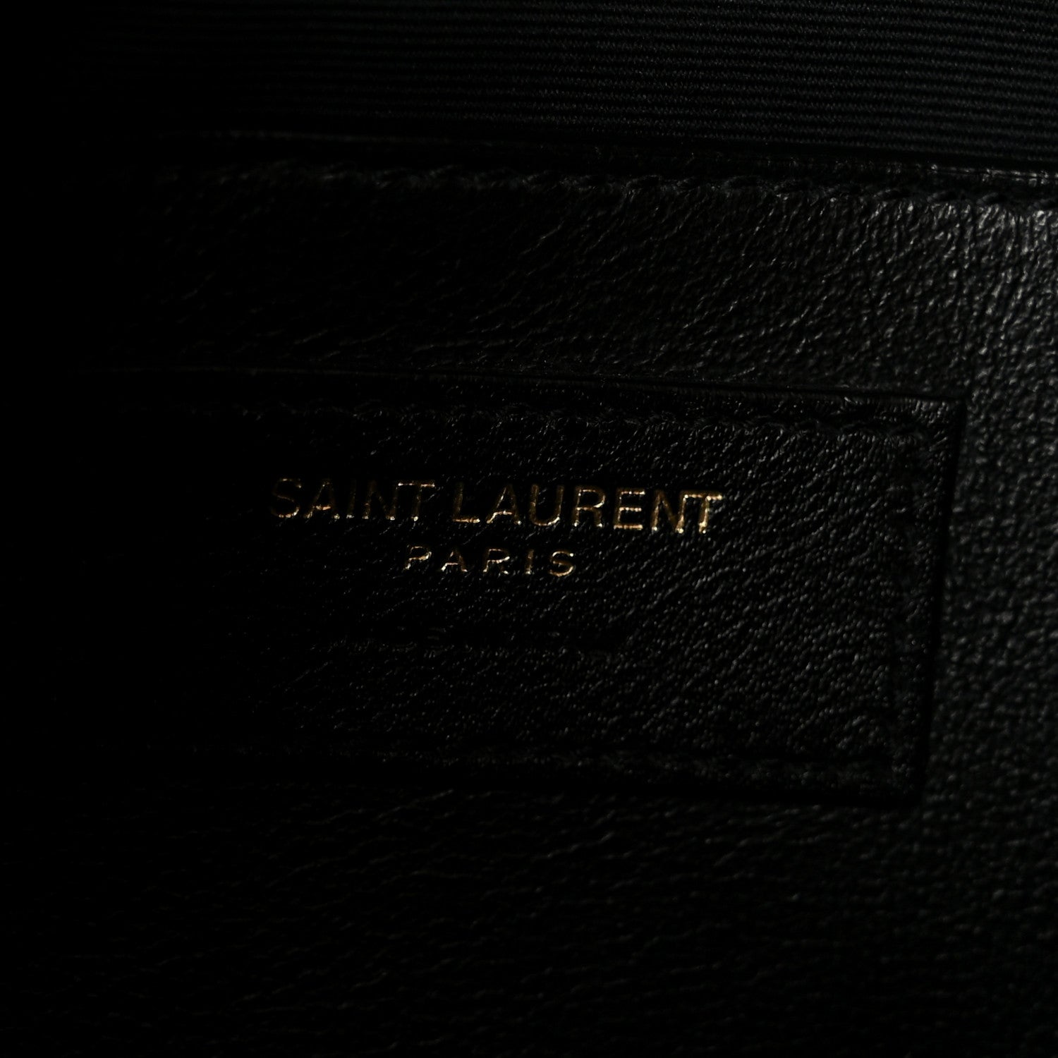 Saint Laurent Crinkled Calfskin Matelasse Monogram Baby Niki Chain Satchel Black 7 of 11