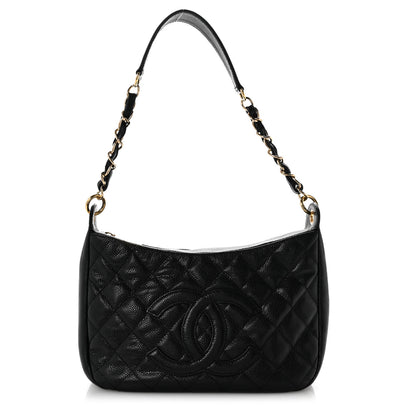 Chanel Caviar Quilted Timeless CC Shoulder Bag Black 1 of 13