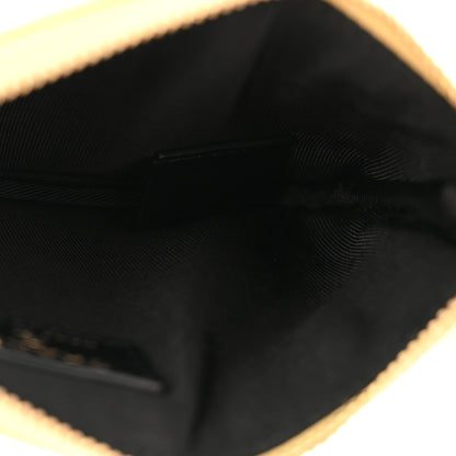 Chanel Metallic Calfskin Crocodile Embossed Cocodile Small Cosmetic Case Gold 5 of 8