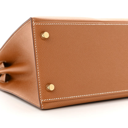 Hermes Epsom Kelly Sellier 28 Gold 9 of 11