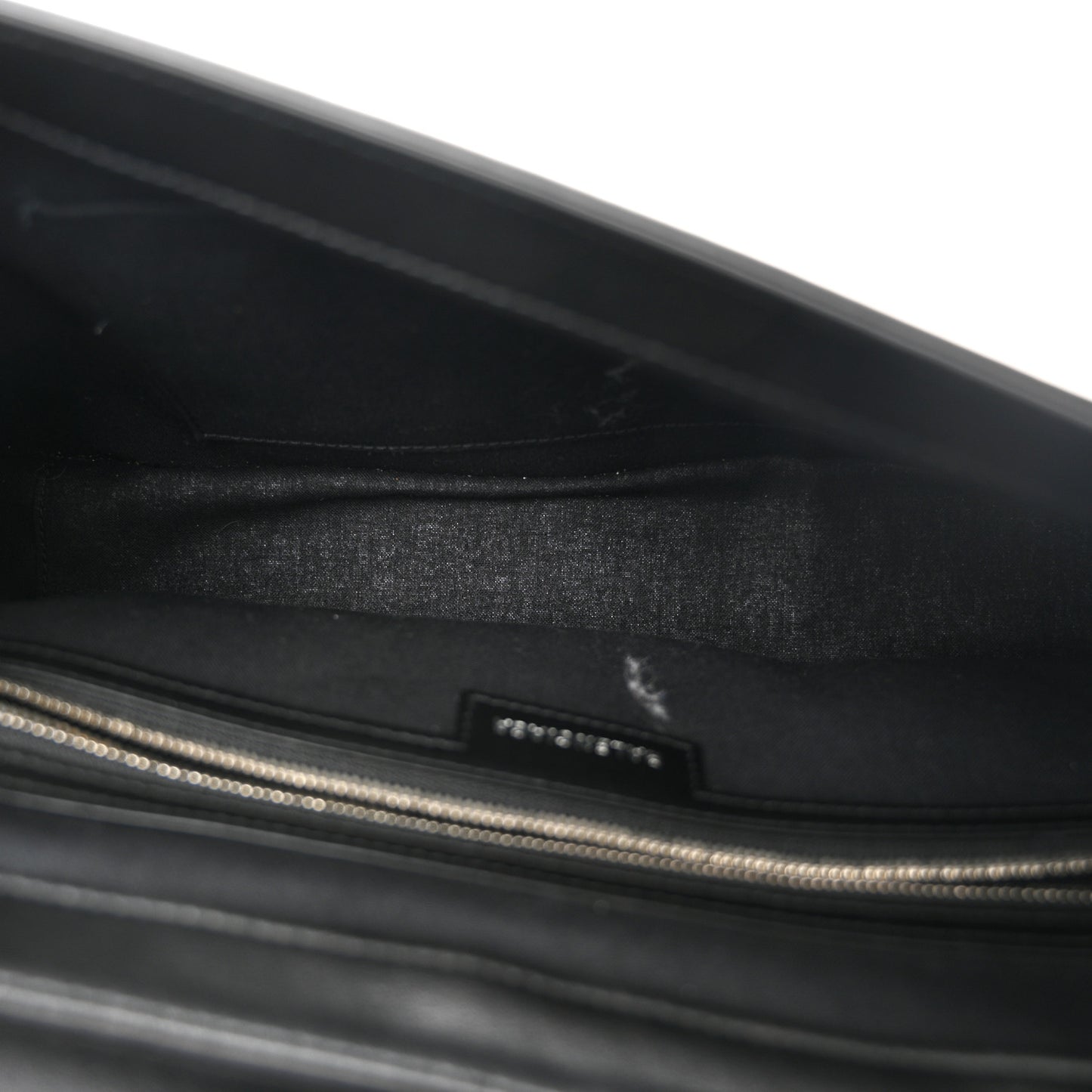 Smooth Calfskin Large Lindsay Shoulder Bag Black